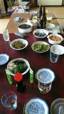 20070504 夕食 山菜