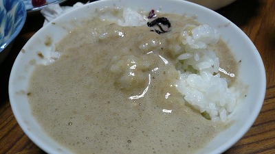 20070504 夕食 芋汁
