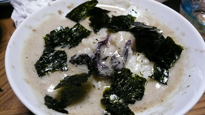 20070504 夕食 芋汁2
