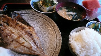 20070708 山姥 アジ定食