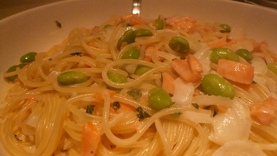 20070713 MANA 鮭のクリームパスタ