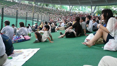 20070630 西武ドーム 外野席の客