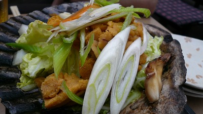 20070610 みろく横丁 ウニの貝焼き