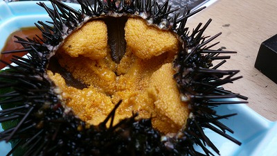 20070610 みろく横丁 殻付きウニ