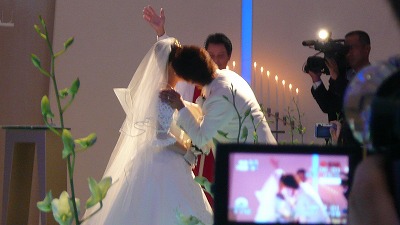 20070922 チャペル 誓いのキス