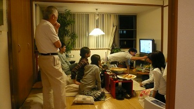 20080420 蕎麦パーティー TV鑑賞