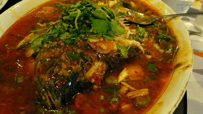 20080512 LittleSichuan 川魚のあんかけ