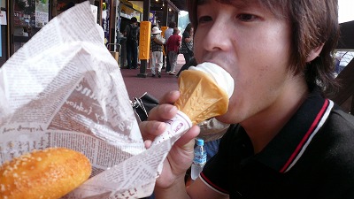 20080713 九重夢大吊橋 ソフトクリーム