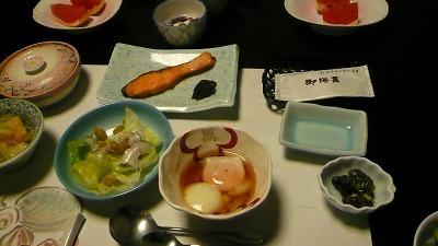 20080724 貝掛温泉 朝食