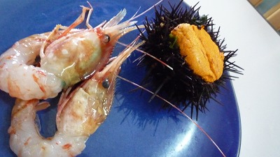 090111 男鹿海鮮市場 ウニ