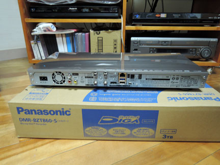 パナソニック DIGA BZT-860 口コミ 3TBのブルーレイHDDレコーダー