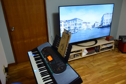 カシオ光ナビゲーションキーボード LK-70BLを引っ張り出す | イケてる