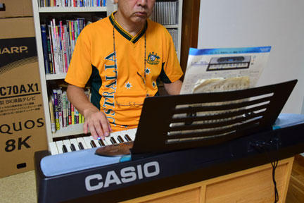 カシオ光ナビゲーションキーボード LK-70BLを引っ張り出す | イケてる