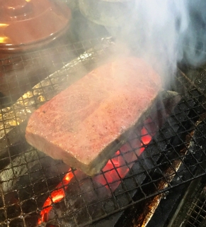 炭焼きステーキ