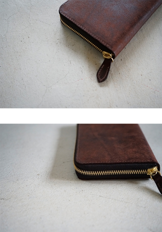 Paisano | ラウンドファスナー財布 - Brown - Analogue Life