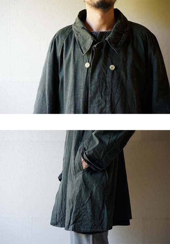 outil オイルドコート MANTEAU LUZE　OU-T035 green