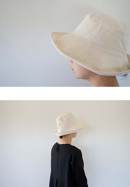 evam eva cotton linen hat | Diary