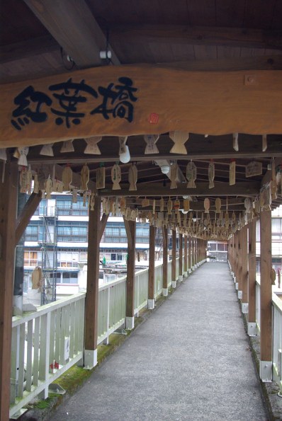 杖立温泉紅葉橋