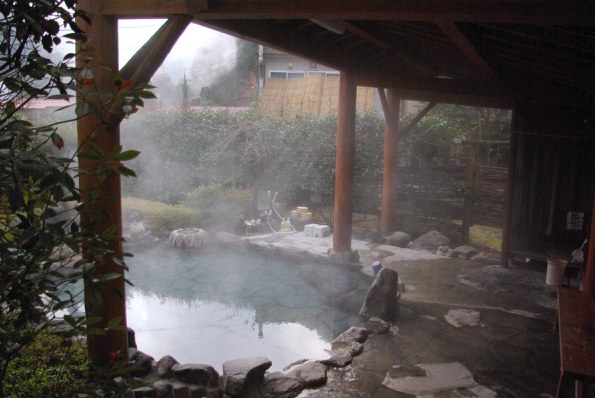 杖立温泉ふくみ山荘露天風呂