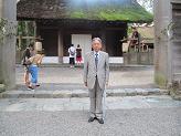 外宮の前で