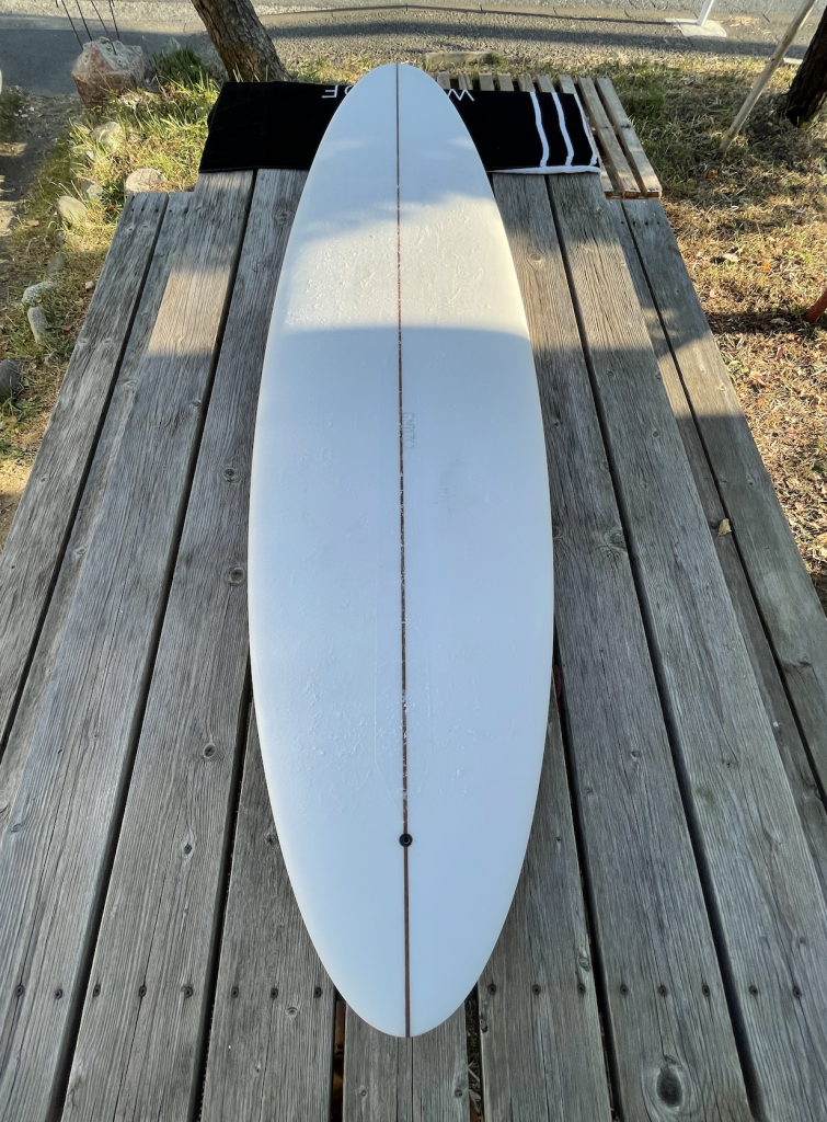 ボイスサーフボード　インパクトのシェーパー渡辺さんの板です。 ボイスサーフボード インパクトのシェーパー渡辺さんの板です