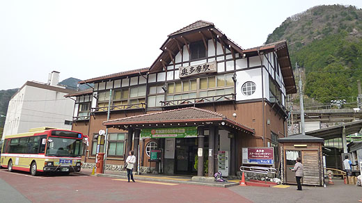 ゴールの奥多摩駅
