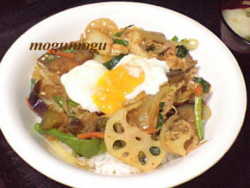 豚野菜丼