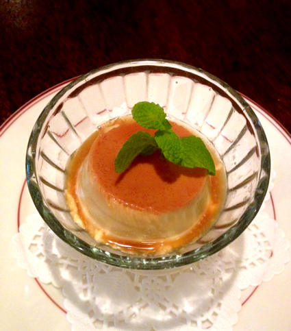 トンカ豆のプリン レストランakari