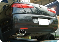 ★Alfa Romeo166★マフラー装着イメージ★