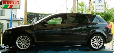 AUDI A3 BILSTEIN BTS KIT 装着後