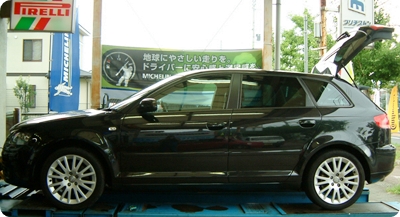 AUDI A3 BILSTEIN BTS KIT 装着前