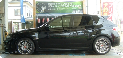 インプレッサ+オーリンズ車高調