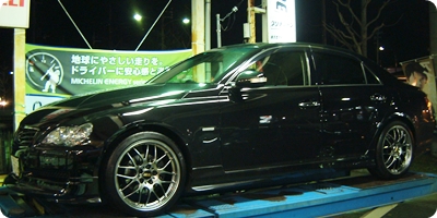 TOYOTA MARK-X with BBS RG-R 19inch!!