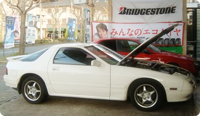 RX-7(FC3S)エンジンプラグ交換