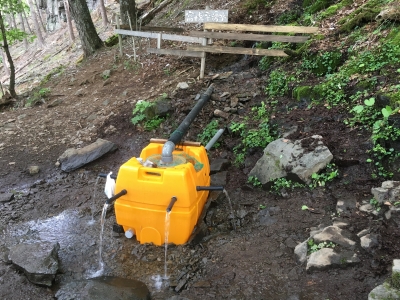 富士見平の水場