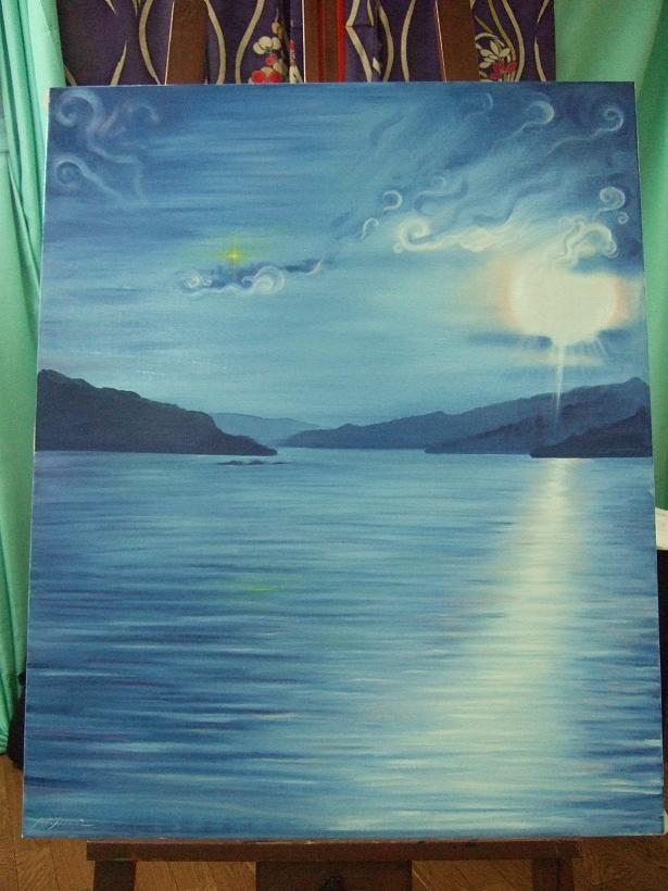 風景画(浜名湖)