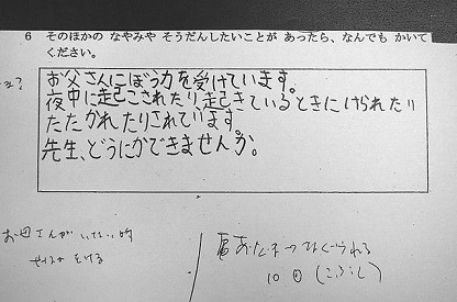 小学4年生虐待死事件 アンケート
