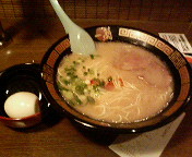 一蘭のラーメン