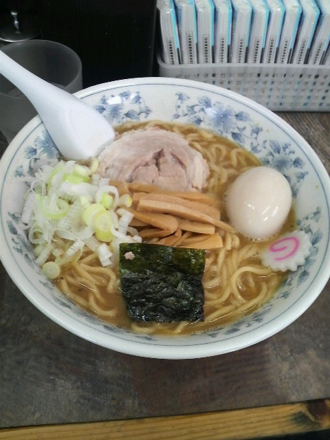 六厘舎中華そば味玉