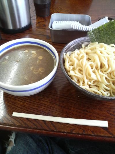 厚木大勝軒 もりそば中盛 味玉入り