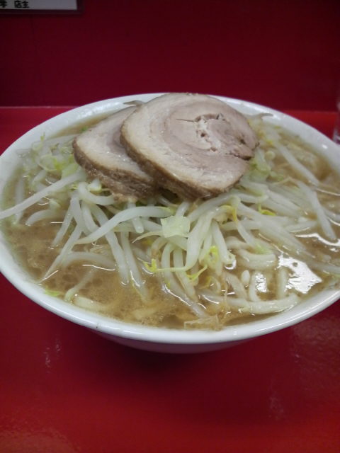 淵野辺 学 小ラーメン 野菜普通 にんにく無
