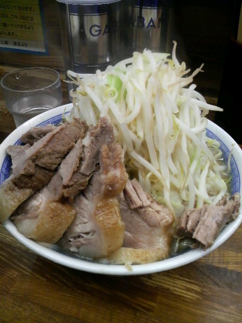 二郎新小金井店小豚野菜マシマシ玉子