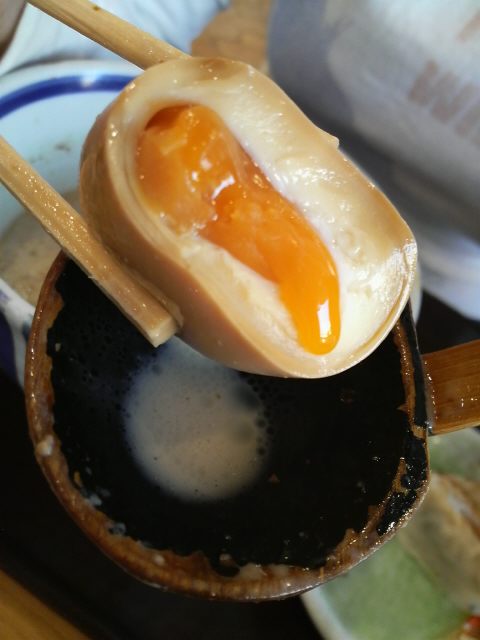 七志厨房 味玉はこんな感じ