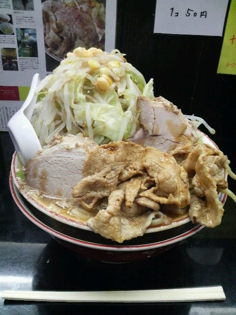 元気の源 特チャーシュー野菜マシマシにんにく無しその1