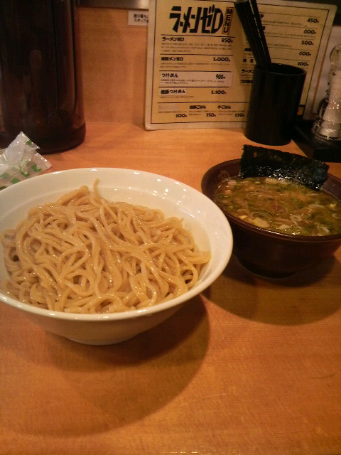 ラーメンゼロつけ麺玉子