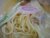 生竜 塩ワンタン麺の麺