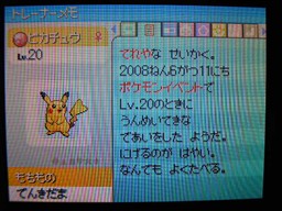 プレゼントを覚えたピカチュウ(その2)