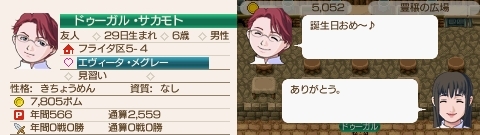 誕生日ドゥーガル2回目