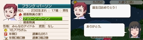 誕生日フランク