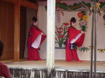 首里城公園で琉舞を観る